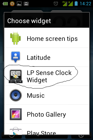 LP Sense Widget
