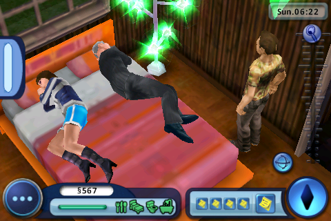 The Sims 3 Ngintip Lagi tidur
